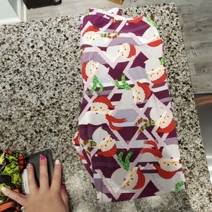 Nwot LulaRoe holiday collection leggings TC